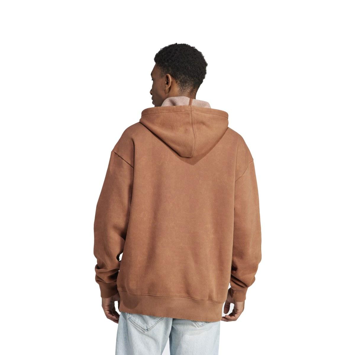 Felpa fleece con cappuccio uomo m all szn w