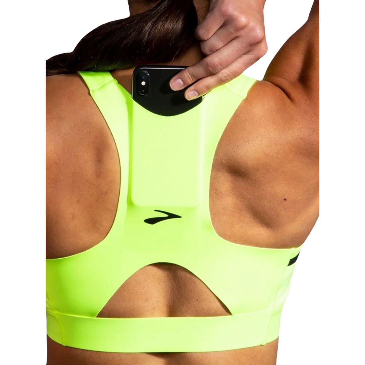 Reggiseno Tecnico Pocket Run Bra -FluoYellow