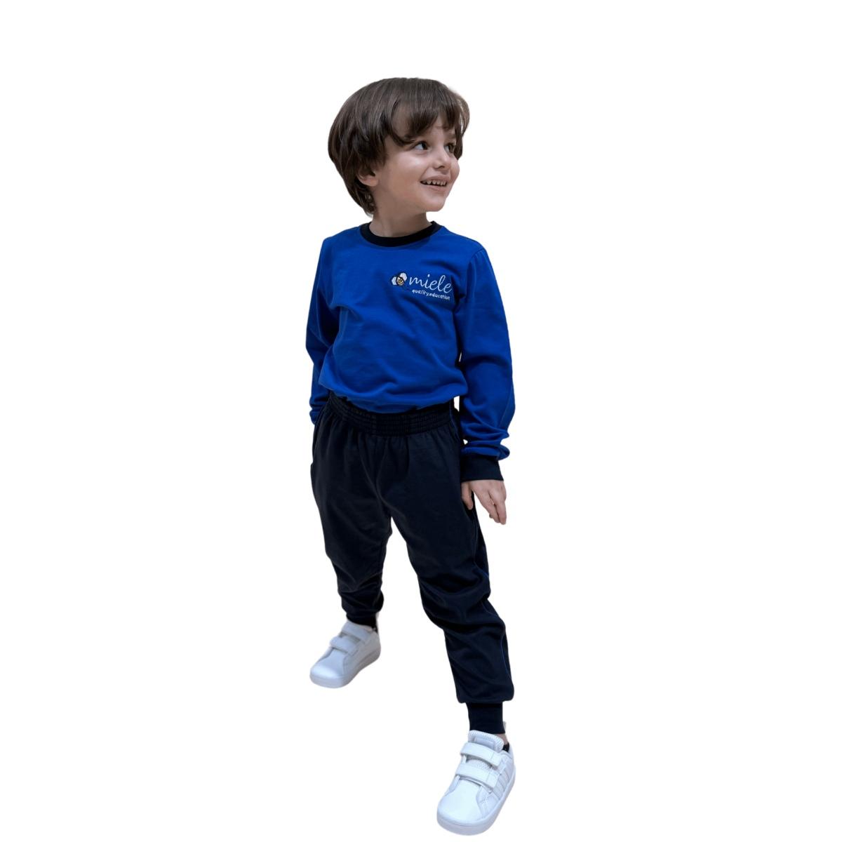 Maglia Girocollo Manica Lunga Miele Infanzia