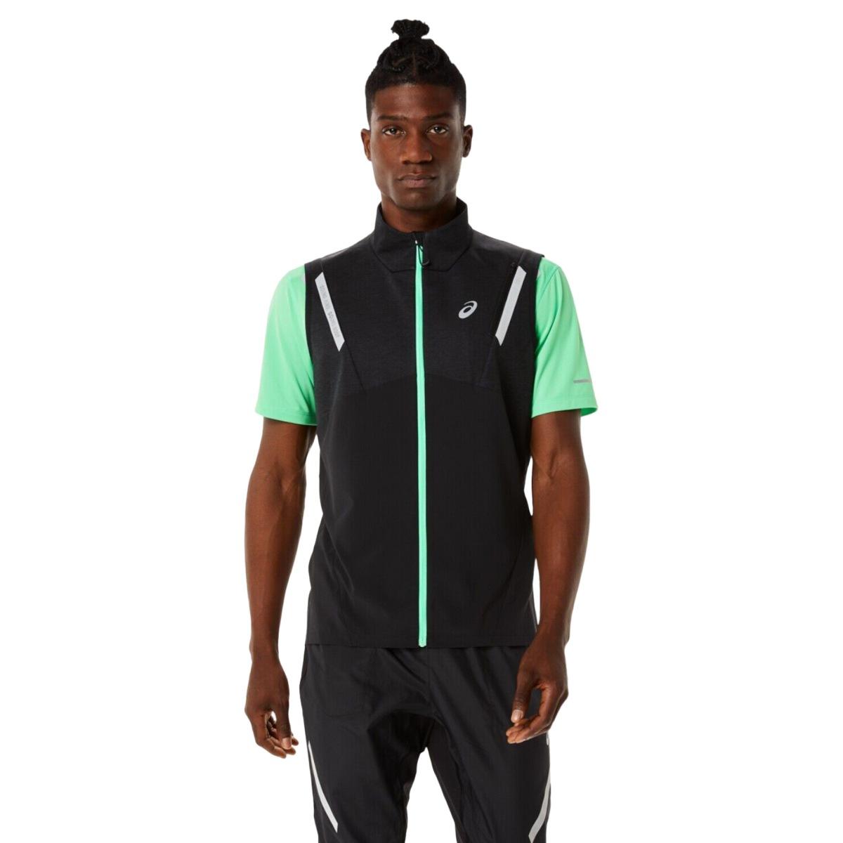 GIACCA RUNNING UOMO ASICS LITE SHOW - Performance Black Heather