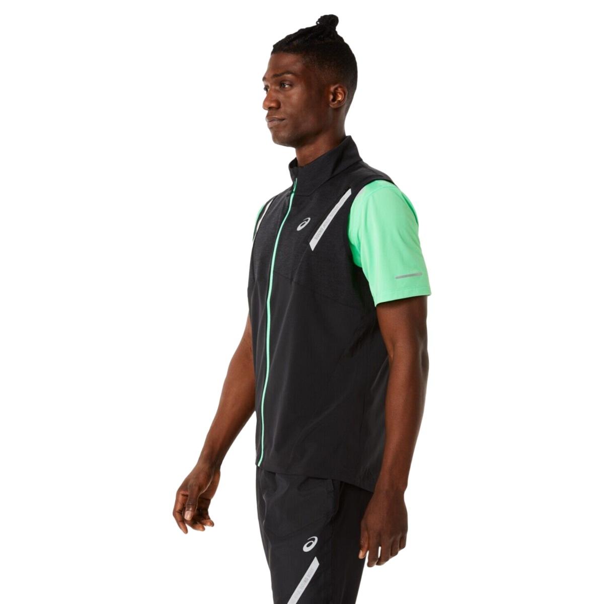 GIACCA RUNNING UOMO ASICS LITE SHOW - Performance Black Heather