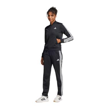 Adidas W ESS 3S TS Black Tuta Fitness Donna Nera
