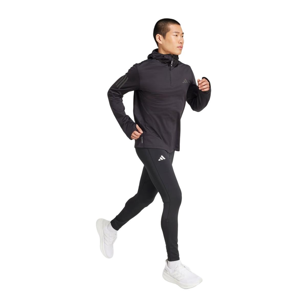 Adidas Otr B Win Hz Felpa con Cappuccio Uomo Fitness e Training Nero