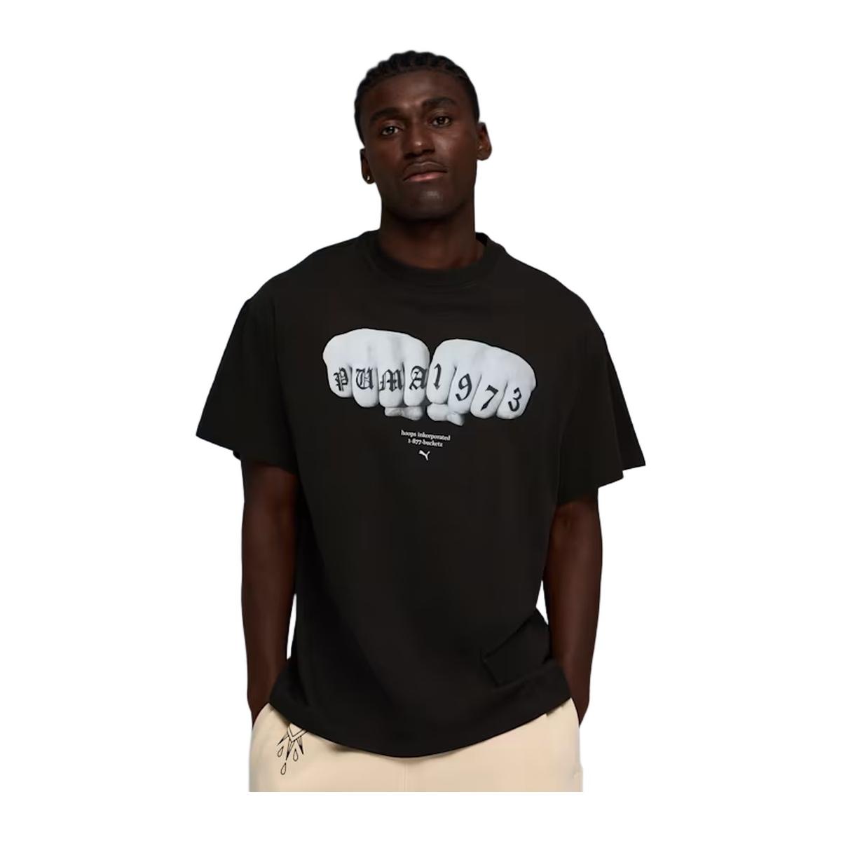 PUMA Swish N' Ink Oversize Basketball T-Shirt
