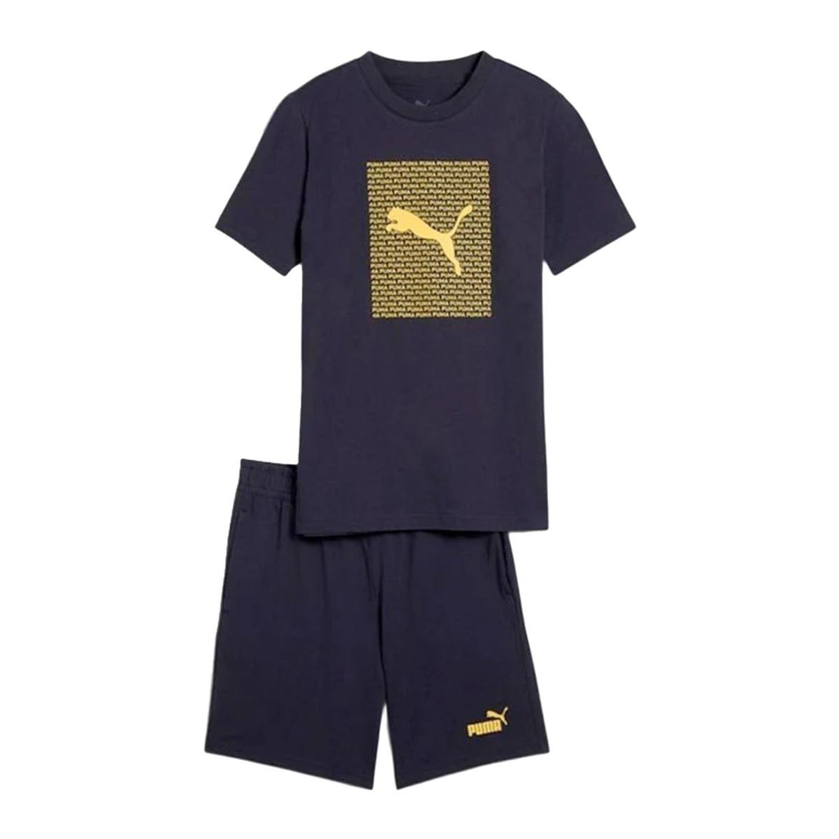 Puma Ess Logo Lab Completo T-shirt e Shorts Bambino