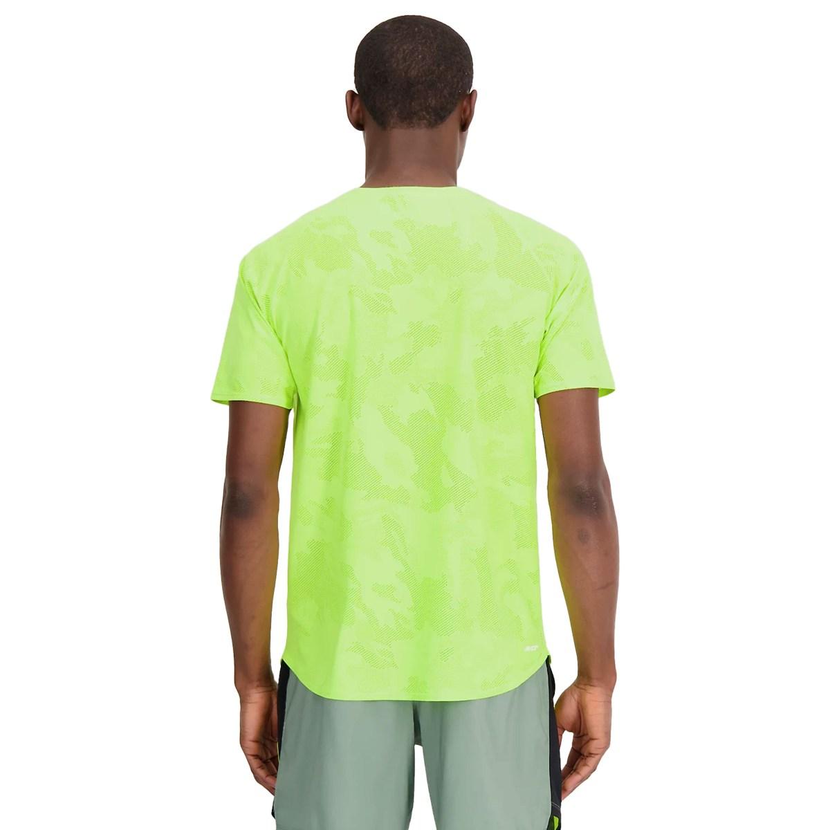 T shirt running uomo speed jacquard sleeve