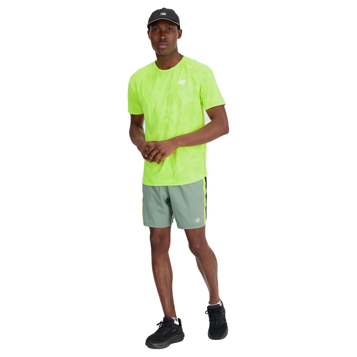 T shirt running uomo speed jacquard sleeve