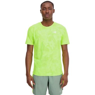 T shirt running uomo speed jacquard sleeve
