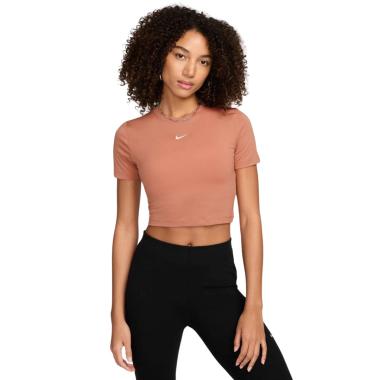 Nike W Nsw Essential Slm Crop T Shirt Donna